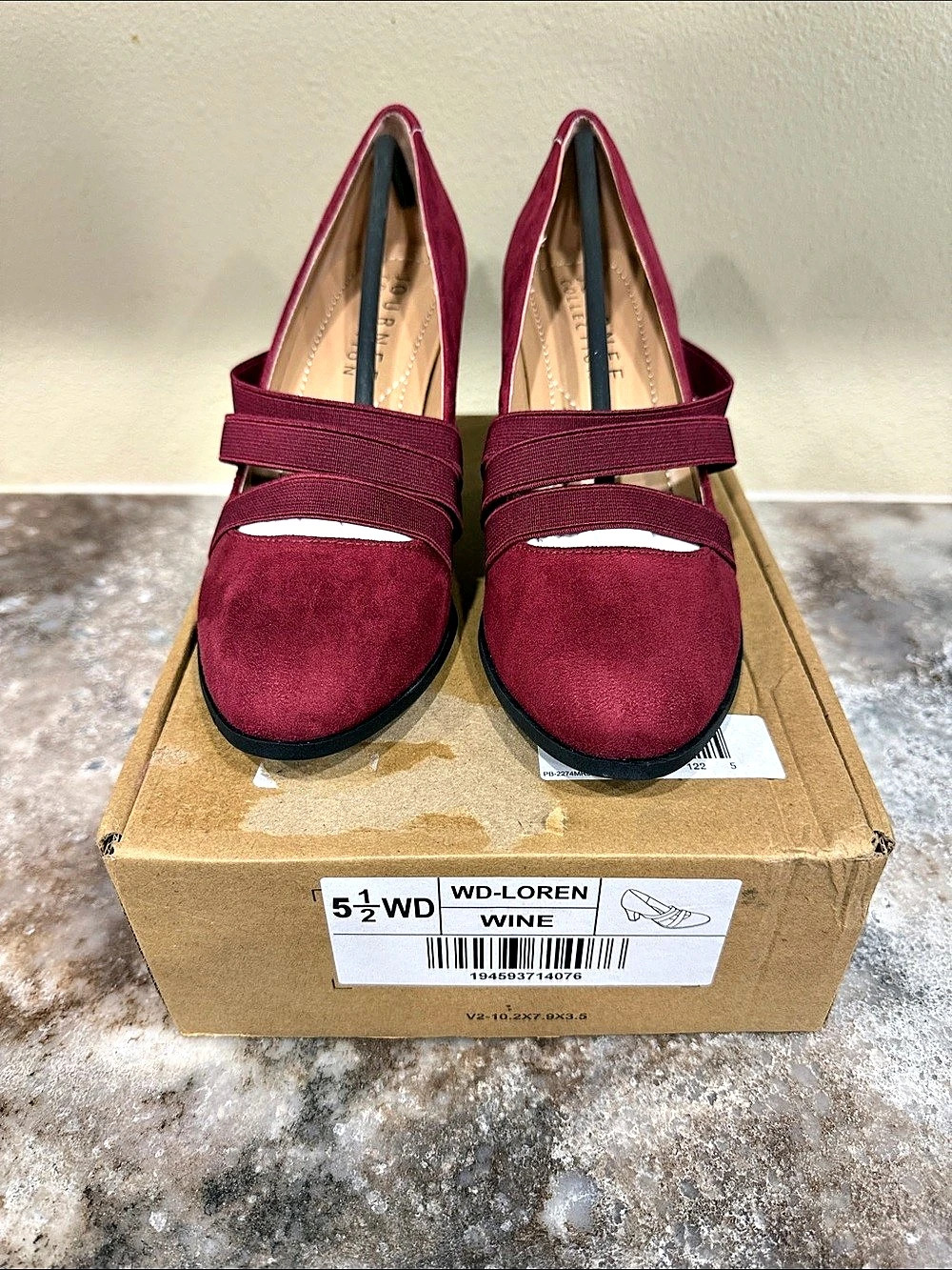 Journee Collection WD-Loren Women's Heels Red US 5.5 W New